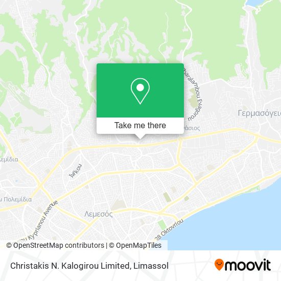 Christakis N. Kalogirou Limited map