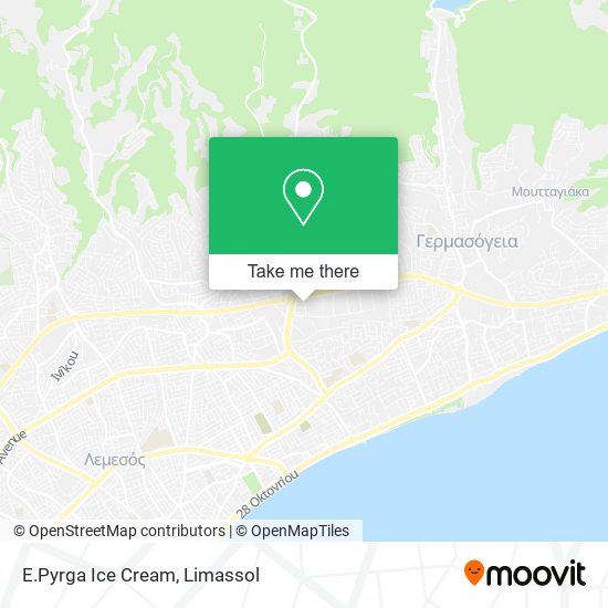 E.Pyrga Ice Cream map