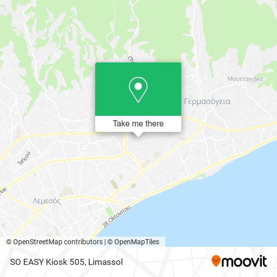 SO EASY Kiosk 505 map