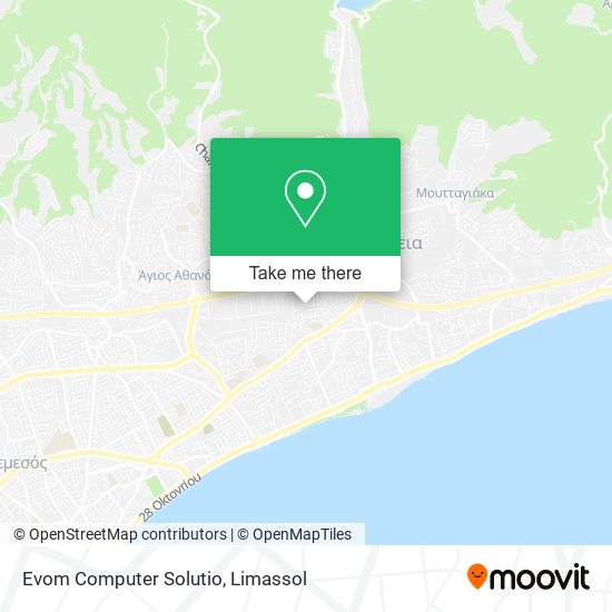 Evom Computer Solutio map