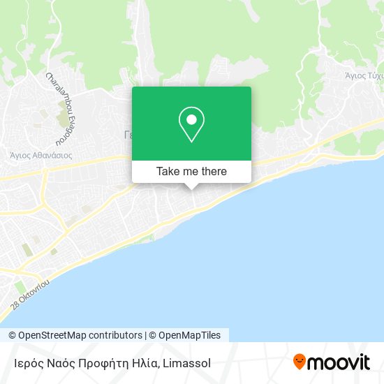 Ιερός Ναός Προφήτη Ηλία map