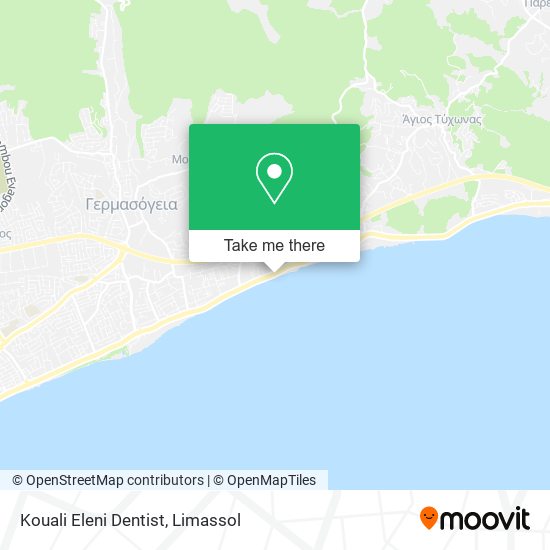 Kouali Eleni Dentist map