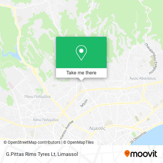 G.Pittas Rims Tyres Lt map