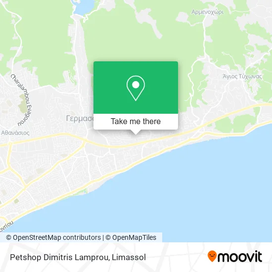 Petshop Dimitris Lamprou map