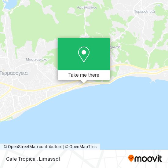 Cafe Tropical map