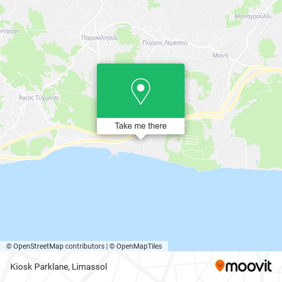 Kiosk Parklane map