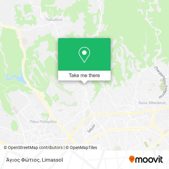 Άγιος Φώτιος map