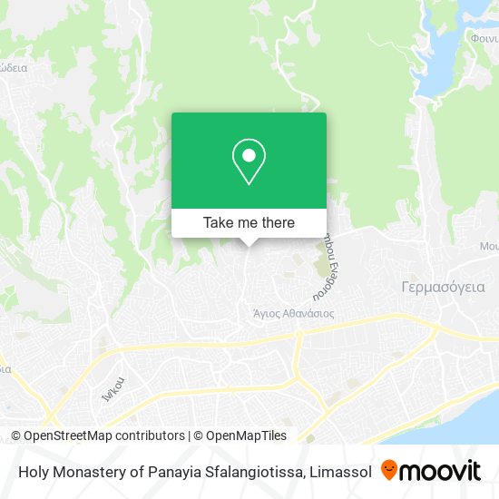 Holy Monastery of Panayia Sfalangiotissa map
