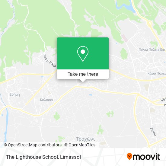 The Lighthouse School map