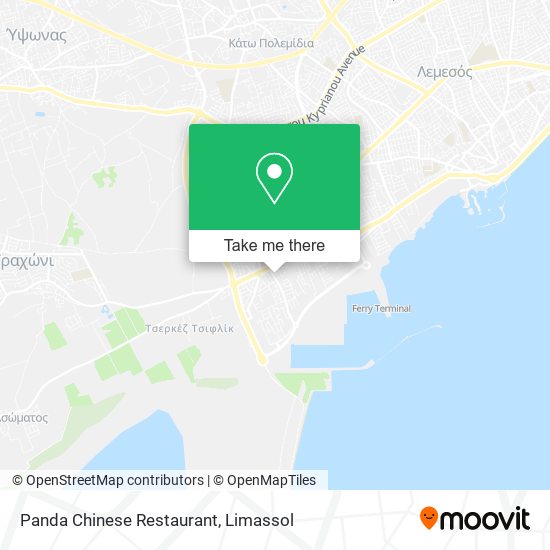 Panda Chinese Restaurant map