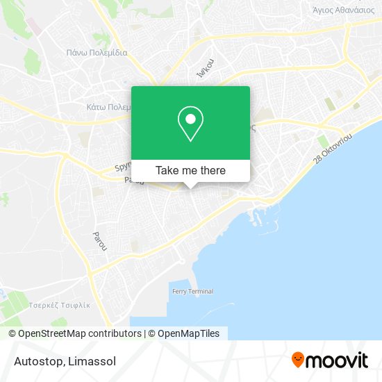 Autostop map