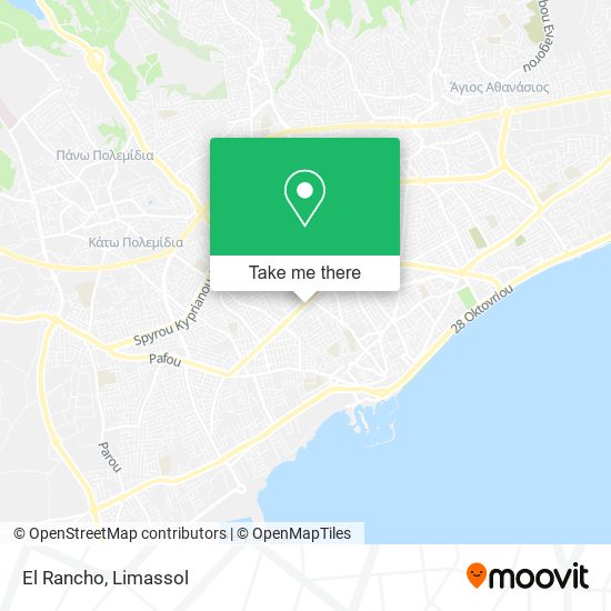Εl Rancho map