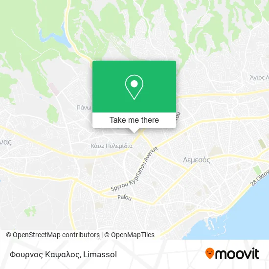 Φουρνος Καψαλος map
