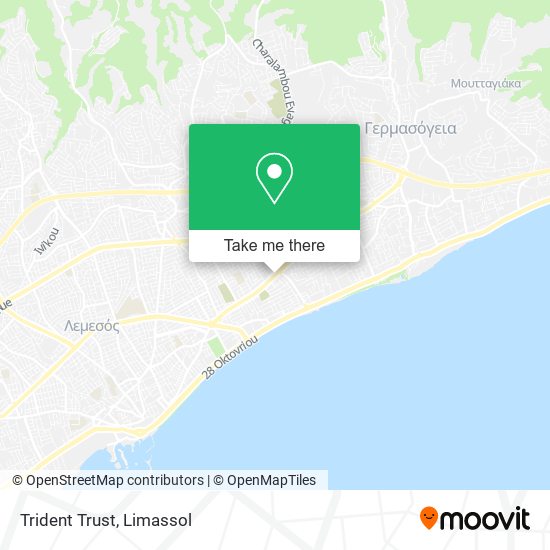 Trident Trust map
