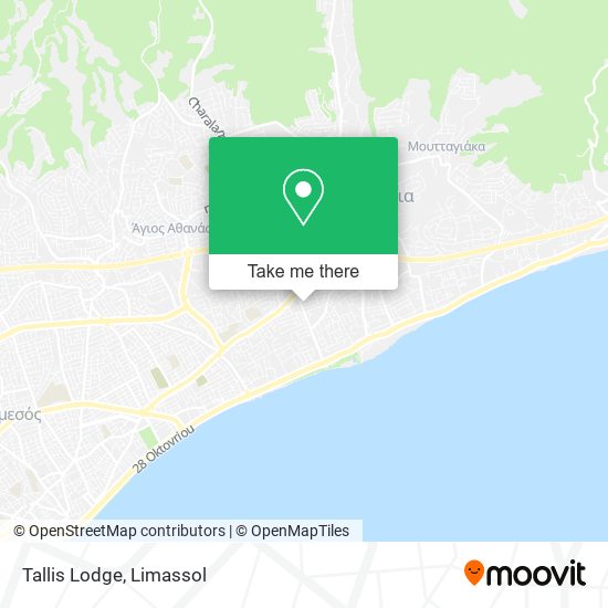 Tallis Lodge map