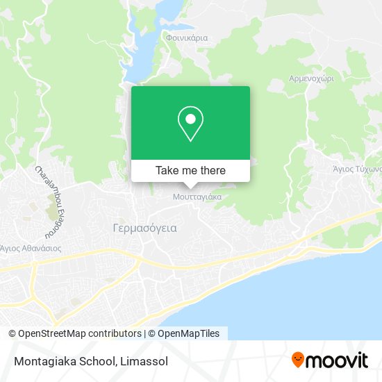 Montagiaka School map