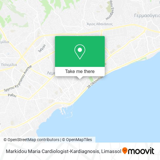 Markidou Maria Cardiologist-Kardiagnosis map