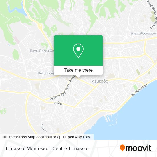 Limassol Montessori Centre map