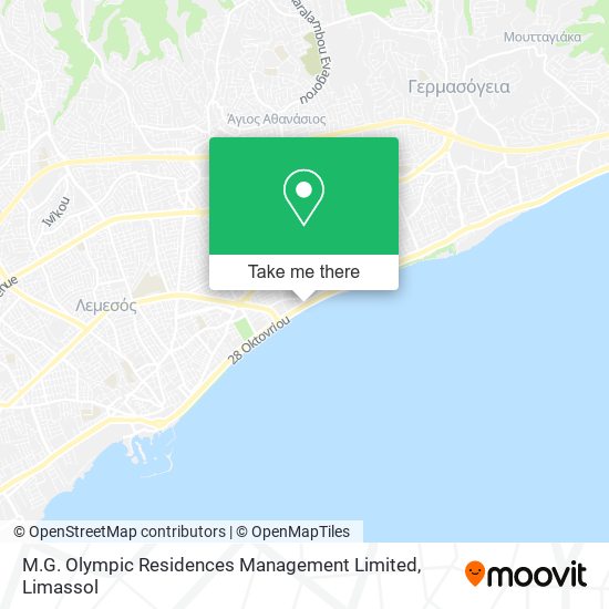 M.G. Olympic Residences Management Limited map