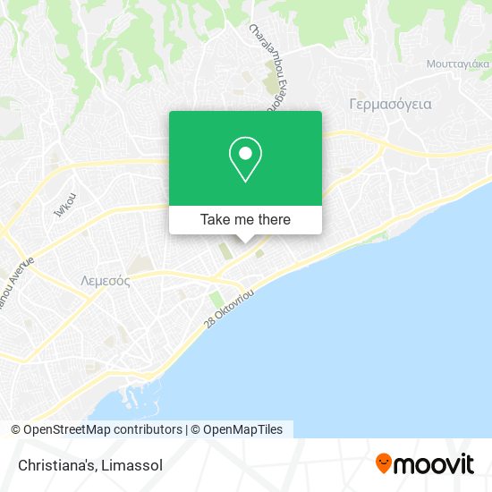 Christiana's map