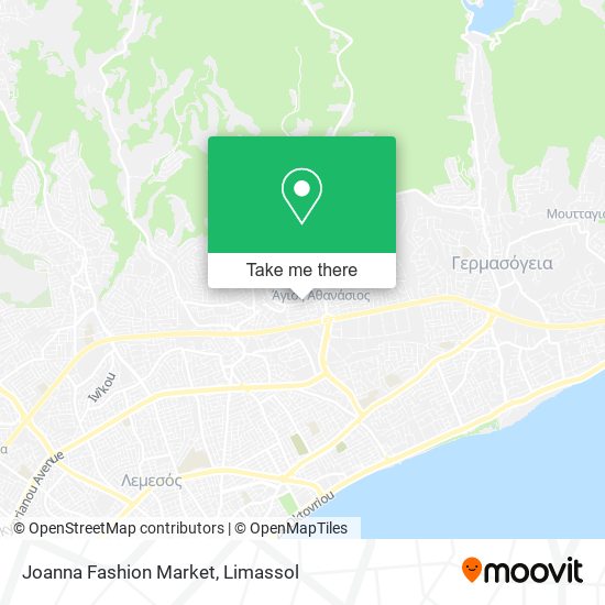 Joanna Fashion Market map