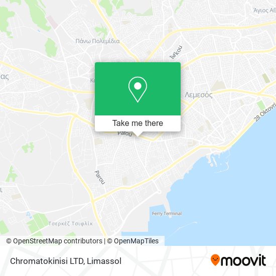 Chromatokinisi LTD map