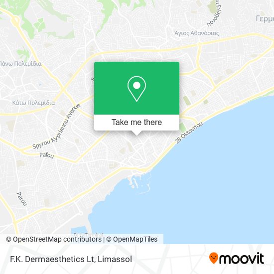 F.K. Dermaesthetics Lt map