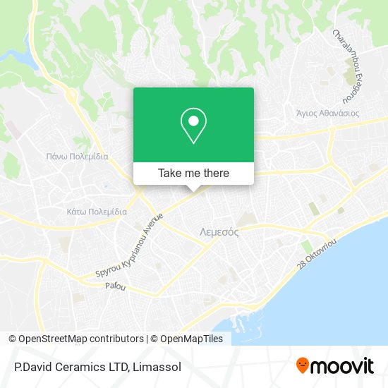 P.David Ceramics LTD map