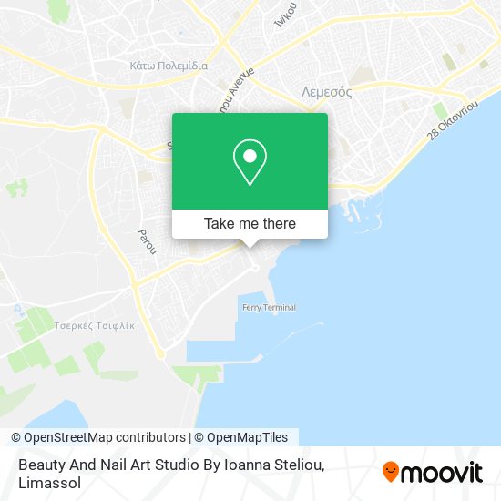 Beauty And Nail Art Studio By Ioanna Steliou map
