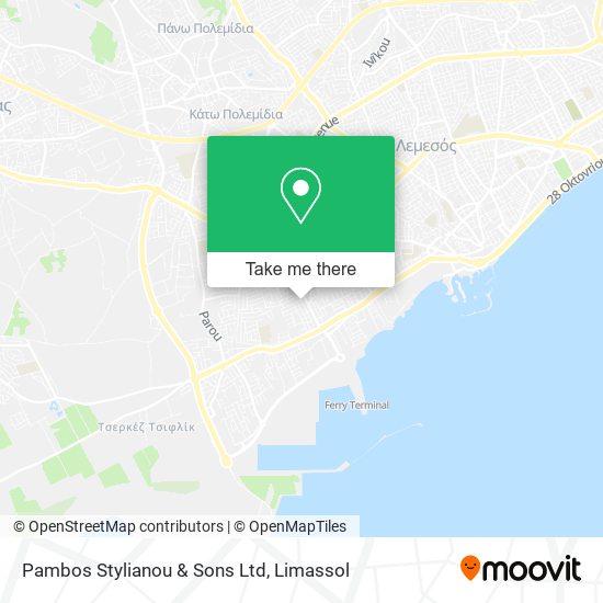 Pambos Stylianou & Sons Ltd map