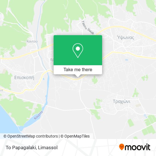 To Papagalaki map