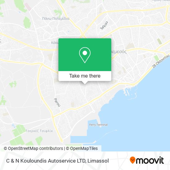 C & N Kouloundis Autoservice LTD map