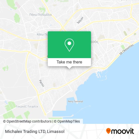 Michalex Trading LTD map