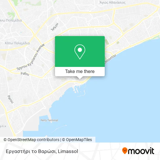 Εργαστήρι το Βαρώσι map