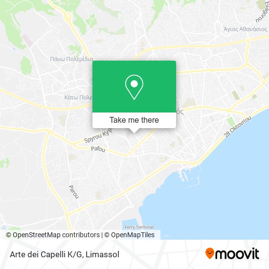 Arte dei Capelli K/G map
