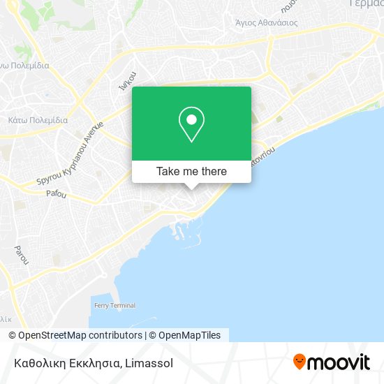 Καθολικη Εκκλησια map