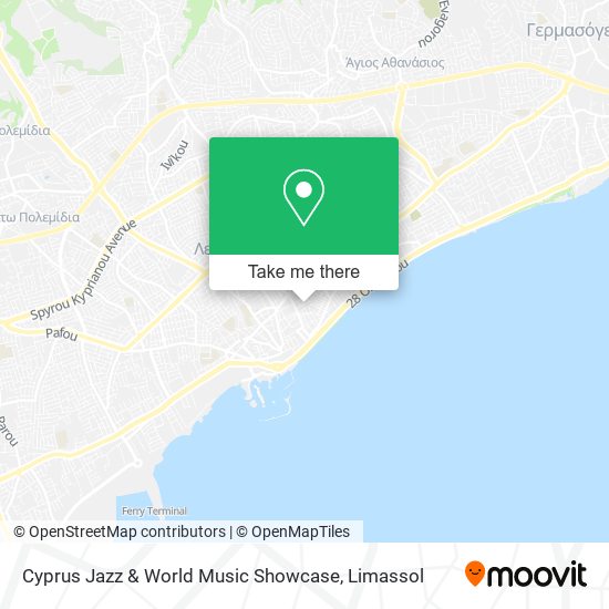 Cyprus Jazz & World Music Showcase map