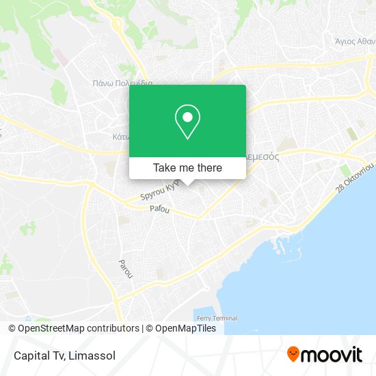 Capital Tv map