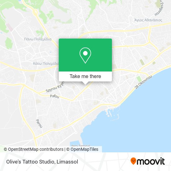 Olive's Tattoo Studio map