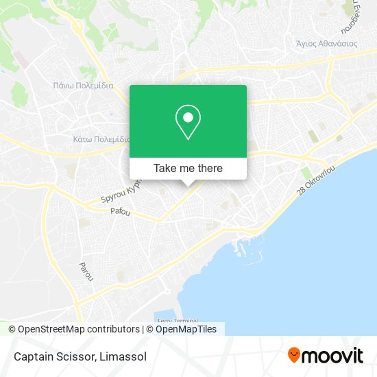 Captain Scissor map