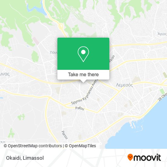 Okaidi map