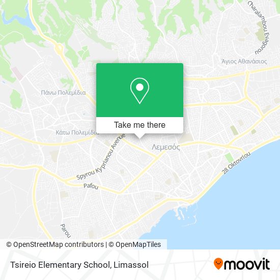 Tsireio Elementary School map