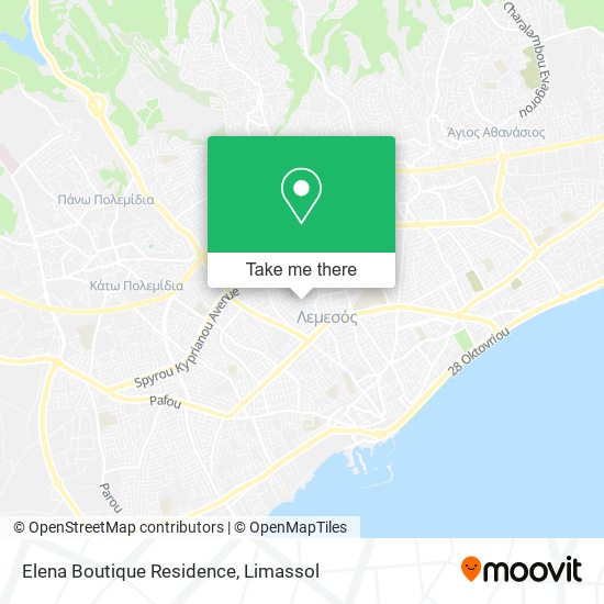 Elena Boutique Residence map