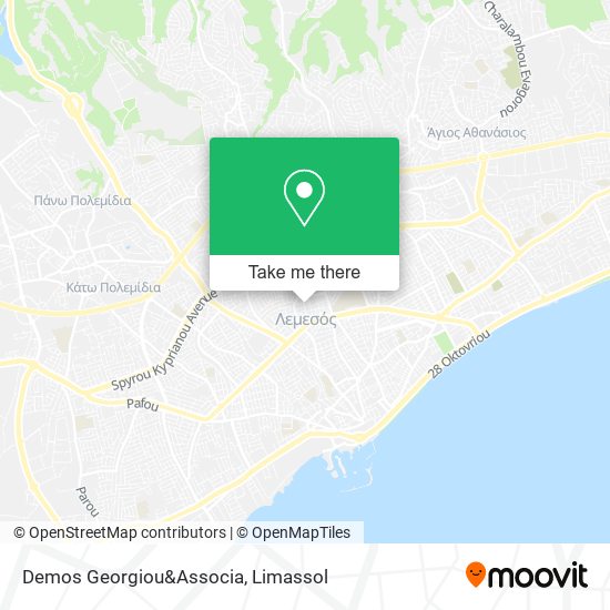 Demos Georgiou&Associa map