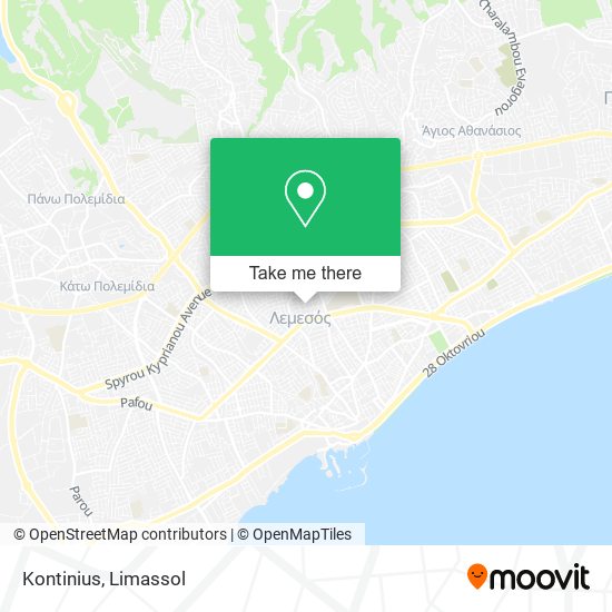 Kontinius map