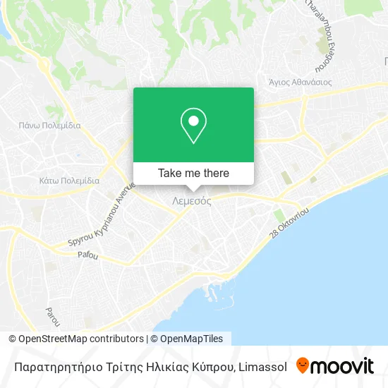 Παρατηρητήριο Τρίτης Ηλικίας Κύπρου map