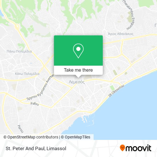 St. Peter And Paul map