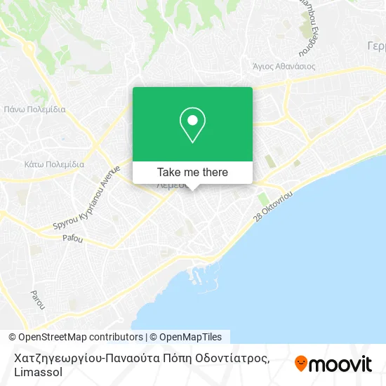 Χατζηγεωργίου-Παναούτα Πόπη Οδοντίατρος map
