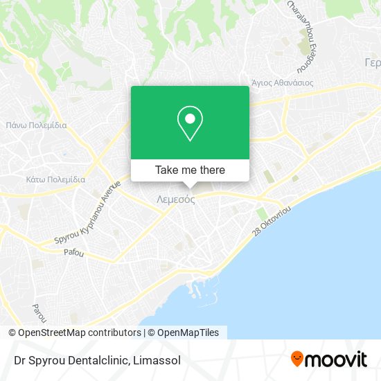 Dr Spyrou Dentalclinic map