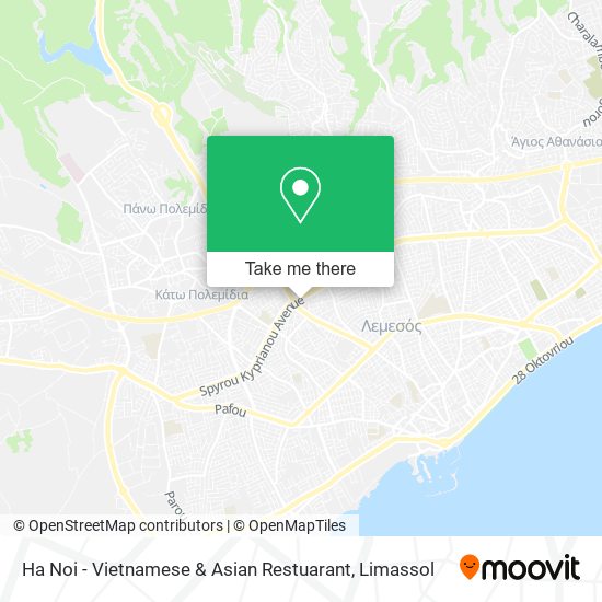 Ha Noi - Vietnamese & Asian Restuarant map